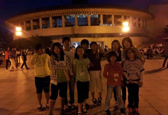 M4one 챔버앙상블의 그린콘서트를 감상하고