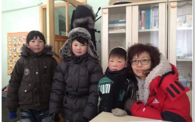 몽골의 겨울 속에서 만난 We Start