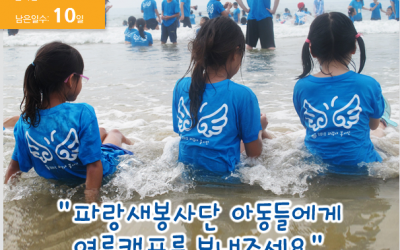 “1000원으로 아이들에게 봉사단 캠프를”–개미 모금