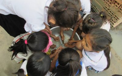 [캄보디아]”머릿니야~~ 물러가랏!!!!” 위생교육 현장