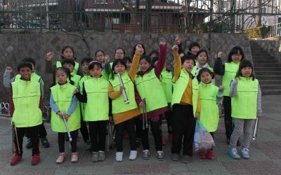 [구리공부방]  우리 동네, 우리가 가꿔요!  파랑새 봉사단 거리청소~