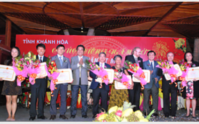 위스타트 베트남센터 칸호아성 상 수상