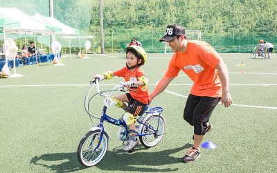 [자전거아빠] 오늘은 야외에서 씽씽~