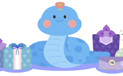 푸른 뱀의 해, 힘찬 2025년 되세요!