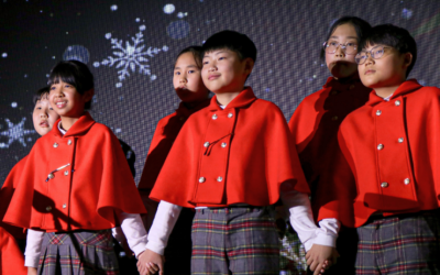 합창으로 완성한 아이들의 무대(스마일게이트 희망스튜디오)