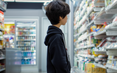 편의점에서 빈 손으로 돌아나온 동원이